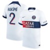 Camiseta de fútbol Paris Saint-Germain Hakimi 2 Segunda Equipación 23-24 - Hombre